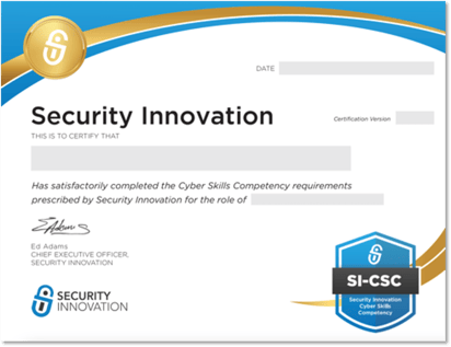 Security Innovation SI-CSC Certification